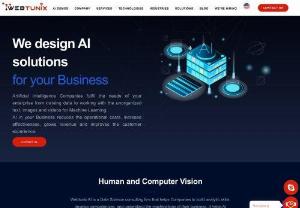 Webtunix Solutions - At Webtunix, we are handling most advanced problems in Data Science and Machine Intelligence. We offer flexible, scalable, state of the art Artificial Intelligence services to Industry.