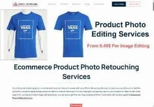 Screenshot of E-commerce Product Image Editing Services