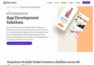 Ecommerce App Development Company - RipenApps is the best E-commerce app development company that provides mobility solutions for iOS & Android to make online shopping easy for users. To make your business productive in the field of e-commerce, our mobile app developers put their skills & thoughts together to achieve the success.