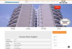 Omaxe New Heights Faridabad - Omaxe New Heights is a ready to move Apartments Society in Sector 78,  Greater Faridabad with 3 different types such as 2 Bhk (953 Sq. Ft.),  2+1 Bhk (1153 Sq. Ft.),  3+1 Bhk (1495 Sq. Ft.).