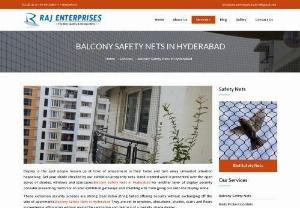 Balcony safety nets in hyderabad - Balcony safety nets in Hyderabad,  The Raj enterprises are one of the popular and well-growing safety nets providers all over the world. We offer balcony safety grill nets,  sports nets,  coconut nets and other types of nets for commercial,  industrial and household sector.
