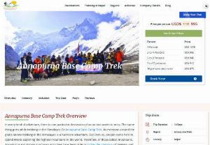 Annapurna base camp trekking - Annapurna Base Camp (ABC) Trekking is a moderate adventure trekking route in the Himalayas and the best trekking route to see the mountain lives,  ethnic diversity,  terraced farmlands,  the Charming Gurung village,  and a wide variety of flora and fauna. We offer a package of ABC trek which is an excellent introduction to trekking in the magnificent mountains of Nepal.