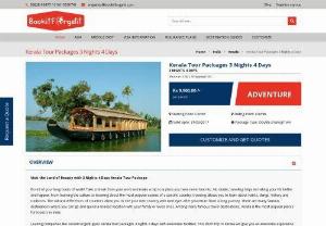 Kerala Tour Packages 3 Nights 4 Days-BookitForgetit - Best offers on kerala Tour Packages 3 Nights 4 Days from India at Bookitforgetit. Kerala Tour Packages 3 Nights 4 Days @ 99,000/- per person,  Mob: - 9810577680 / 9582809877 for Tourist place kerala tour Package. Book Now.