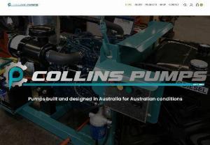 Lift pump NSW - We have irrigation,  lift,  transfer pumps in NSW. Collins Pumps in NSW. We stock a wide range and can even design and manufacture to customer specific requirement