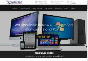 Wholesale Computers and Technology - Wholesale Computers and Technology is centrally located in Fort Lauderdale which makes our quality services, regarding the recovery of data from damaged hard drives, RAIDs, tapes, and flash drives, easily available to Broward customers.