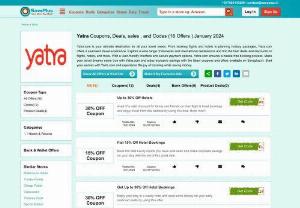Yatra Coupons, Deals & Offers: Flat 20% Off domestic flights-Oct 2018 - Use this voucher code at the checkout and get a price reduction on your domestic flight bookings from this website.