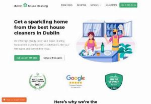 House Cleaning Dublin - Professional house cleaning company. Eco cleaning services from only 130 euro. Deep & light cleaning services. End of tenancy cleaning services & apartment cleaning specialists