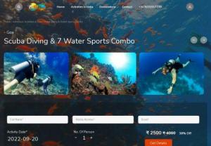 Scuba Diving in Goa | Cheapest Rate | packages | Offer | charges | Tour Packages - We provide best Scuba Diving Packages in Goa with lowest rate,  we offers cheapest scuba diving in Goa for non swimmer's on best places