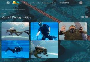 Resort Diving In Goa | Reviews | Best Rated | Scuba Packages | Best Deals | Affordable Charges </title> - Try out our best rated Resort Diving In Goa. Get scuba package with best deal and reviews at an affordable charges.