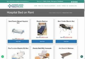 Hospital Bed on Rent in Delhi - Hospital Bed on Rent or Buy Medical Bed online. Rental Hospital Bed at an easily affordable price. We care for you that's why we provide the Best Quality hospital Bed at the lowest price.
