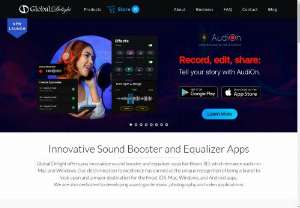 mac equalizer - Global Delight offers you innovative sound booster and Mac equalizer apps, which increase volume on Mac. We are also dedicated to developing avant-garde photography and video applications.