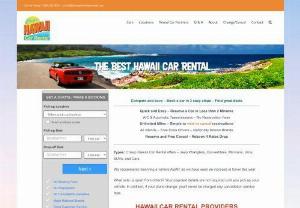 Discount Hawaii Car Rental - Hawaii car rentals serving Big Island,  Kauai,  Maui,  Oahu and Molokai. No Prepayment. Jeep Wranglers,  Mustang convertibles,  and more. Book online today.