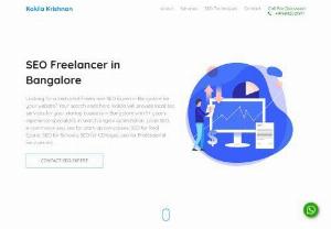 Hire SEO Freelancer in Bangalore - Need an SEO Freelancer? Find affordable SEO freelancer in Bangalore,  India. Hire for all your online or internet marketing needs.