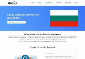 Local Citation Building| Recommended Local Business Listings Services Bulgaria - Citations in SEO are a key factor in improving your local search results. Top business Listing directories and Free Citation Audit. We provide manual citation building service.