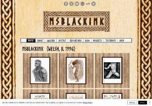 Art | MsBlackInk | Wales - A passionate Pagan Artist inspired by The Natural World, MsBlackInk, provides creative services.

