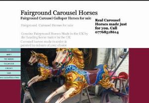 The Carousel Man - Hand made carousel horses, Genuine fairground galloper carousel horses