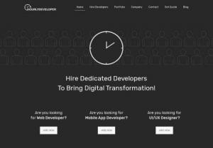 Hire dedicated Mobile App Developer | Hire Web developer - HourlyDeveloper. Io - Hire a Dedicated Mobile App Developer and hire web developers from HourlyDeveloper. Io on an hourly,  part-time or full-time contract basis to build extensive websites and Mobile Applications!