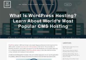 WHAT IS WORDPRESS HOSTING? LEARN ABOUT WORLD'S MOST POPULAR CMS HOSTING - When we run a serious business with a lot of traffic spikes we must choose a managed WordPress hosting Package. Managed WordPress hosting handles the backend tasks associated with WordPress, they also provide expert WordPress knowledge and expertise. Get details