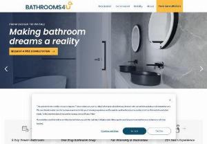 Bathrooms4U - Ireland's Leading Bathroom Refurbishments - Bathrooms4U design, supply and fit your dream bathroom in just 5 days. We offer a nationwide, no obligation, FREE in-home consultation to all of our customers.