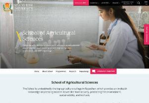 School of Agriculture Sciences - The course of B. Sc. Agriculture (Hons.) from School of Agriculture Sciences, Jaipur National University focuses on soil and water conservation, plant breeding and pathology, soil and plant interaction system, agribusiness management and its implementation, live stock production & management and agricultural economics.