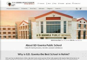 Best School in Delhi - GD Goenka Public School, Rohini ranks amongst the Top schools in Delhi and comes under the most reputed schools. One of the leading and best school in Rohini. A perfect confluence of tradition and modernity, work and play, contextual needs and global challenges, rights and responsibilities,
