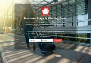 Teacher Stays - Teacher Stays is the leading platform for teachers to help them in their vacations to travel more and save by offering houses, apartments & other homestay facilities from other teachers around the world. Become a member with us & stay anywhere around the world for free. 