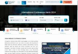 International Conference Alerts - International conferences 2020 - Subscribe to International Conference Alerts & get notifications for upcoming International Conferences 2020