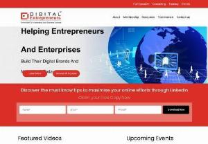 Digital Entrepreneurs - Committed to helping entrepreneurs and business owners to transform their business through digital strategy and marketing and showing how to compete in today's economy & make money.