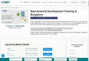 Android Training in BTM Banglore - If you want to join the best Selenium training in Marathahalli, Bangalore, then you should enrol yourself at the next batch of selenium training at Upshot Technologies in BTM, Bangalore. Because we are providing the best Selenium course training in Bangalore and we have earned the name best Selenium training institute with our hard work, quality of training and the world-class amenities.

