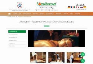 Panchakarma and Rasayana Ayurveda packages | Somatheeram - Somatheeram Ayurveda Resort offers a number of Panchakarma and Rasayana Ayurveda packages for its customers by expert Ayurvedic doctors at the resort