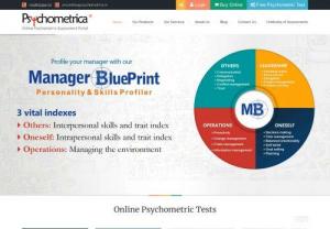 Online Psychometric Test - Psychometrica is an online psychometric test portal / aptitude testing agency promoted by professionals / psychologists with 19 years of experience in the field of psychometric assessments, career counselling, leadership training and coaching. We have a battery of tests that helps personality assessment of all managerial levels including sales personnel. These tests can be used across industries.
