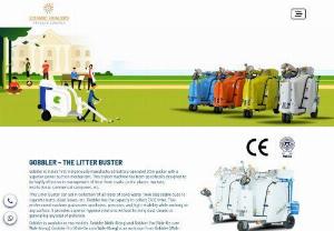Gobbler EcoGreen - Gobbler EcoGreen has been introduced keeping in the vision of making India's Litter and Garbage free in a smart way. Gobbler EcoGreen Highly innovative and can be used for multiple Purpose for many sectors like industrial,  Hospital,  Institute and many more.