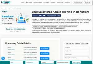 23.Get Salesforce Admin Training in BTM  Bangalore offered by Upshot Technologies - Upshot is the Salesforce Admin Training in BTM Bangalore offered by Upshot Technologies in BTM Marathahalli in Bangalore. Upshot participants will be eligible to clear all type of interviews at end of our sessions. Upshot is building a team of Salesforce trainers and participants.it also provide the services around Hebbal Electronic city in Bangalore.Upshot Technologies offers Salesforce Admin Training in BTM  Bangalore  with most experienced professionals. Upshot Instructors are working in Sale