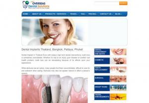 All On 6 Dental Implants Thailand - Overseas dental solutions are the number one choice of a lot of people for dental implants in Bangkok.