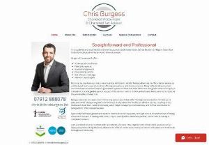 Chris Burgess Accountancy Ltd - Running my own business helps me empathise with clients,  which I believe allows me to offer a better service,  as well as speak from experience when offering accountancy and business advice. Being a chartered accountant and chartered tax adviser helps to give clients a peace of mind that their affairs are being dealt with correctly by a competent,  knowledgeable person.