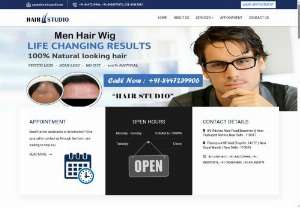 Hair Wigs Shop in Delhi for Men & Women - Hair Studio Hair Wigs Shop in Delhi offers a variety of hair wigs for both men and women seeking hair enhancements.