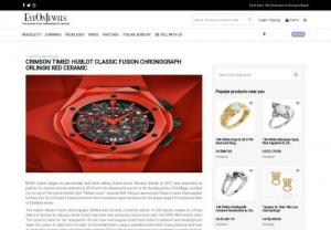 Crimson Timed  Hublot Classic Fusion Chronograph Orlinski Red Ceramic - NEWS Hublot began its partnership with best-selling French artist Richard Orlinski in 2017, and expanded its palette of colored ceramic watches in 2018 with the Baselworld launch of the Big Bang Unico Red Magic, notable for its use of the watch world's first 