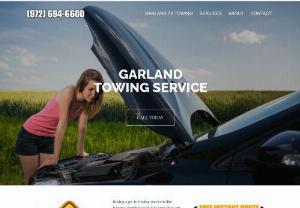 Garland Towing Service - Our Garland Towing Service offers 24 hour tow truck services for Garland TX and the surrounding area. We have the ability to tow lite duty to heavy duty towing. If you have heavy equipment are a simple in tow tow, our full wrecker service is hear to help.