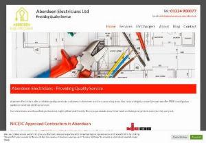 Aberdeen Electricians Ltd - Aberdeen Electricians Ltd are NICEIC approved electricians in Aberdeen providing electrical services to domestic, industrial and commercial customers.