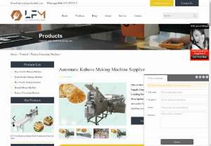 Automatic Kuboos Making Machine - This machine can make kuboos,  pita bread,  roti and other products by changing model,  the size and shape can custom.