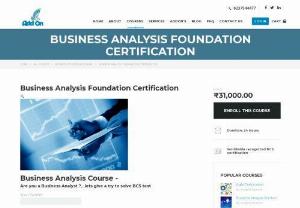 Business Analysis course in Pune - An Institute of International Certification of Business Analysis Course in pune designed to help professionals gain new skills and to be an expertise
