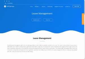 Online Leave Management Software in Gujarat - We have developed special leave management software to track and maintain employee's leave. The primary features are leave approval,  call to leave,  apply for leave,  and tracking of applied leaves. This module provides the facility to tackle all leave related issues. Start your free trial today.
