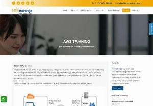  AWS Online classes In Hyderabad - RStrainings urges understudy to get detail getting ready in AWS.RStrainings give the base establishment by giving electronic web based getting prepared in the field of Education. RStrainings conducts emerging courses from the expert control from each field. RStrainings give AWS engineering preparing. You will get full assistance from RStrainings and especially formed particularly masterminded coach as a guide for AWS 
preparing from IT industry.