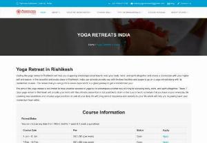Best yoga retreats in Rishikesh, India - Yoga retreat in Rishikesh will help you in gaining knowledge about how to relax your body, mind, and spirit altogether and create a connection with your higher self and nature.