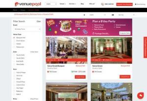 Banquet Halls for Birthday Party in Dwarka - Best Banquet halls for Birthday party in Dwarka. Banquet halls with birthday themes to host small and large birthday parties near Dwarka area in Delhi.