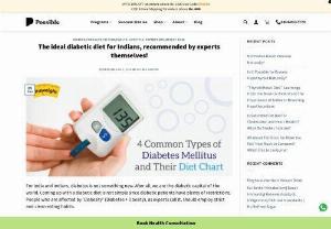  Diabetes Diet Chart For Indians - Diabetes mellitus- Know the types of diabetes mellitus, the symptoms and the diseases associated with them. What more? An Indian diabetes diet chart by Truweight that can help not only prevent but also manage diabetes effectively with healthy food list
