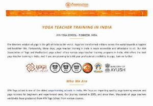 Yoga teacher training in India - To learn yoga teaching training in India is best of all as it means that you are learning yoga in the country in which yoga originated - the birthplace of yoga itself.