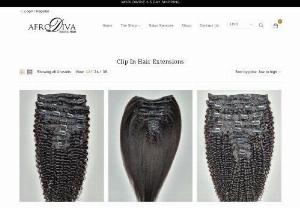 Clip In Hair Extenions Dubai - Afrodiva - Clip In Hair Extensions Dubai are made with 100% Real Human Hair, therefore you can color, cut, wash, curl and straighten the hair extensions just as your normal human hair.
