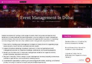 Best Corporate and Wedding Event Management Company Dubai | Jovial events - Looking for top event management companies in Dubai? Jovial Events Planner is the best event planners can help with Corporate and Weddings. Contact Us Now!