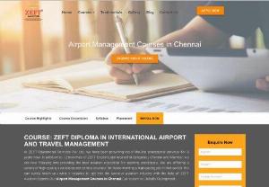Airport management courses in chennai - The Aviation sector has become a grooming sector,  and the career opportunities are really good in The Aviation sector,  a lot more management professionals are required with the growth of the aviation sector. Airport management courses in Chennai is enchained to grow. There is going to be an enormous need for airport management professionals to handle different tasks,  ranging from the simple to the complex. If you tend to choose to be on the Airport Terminal.
